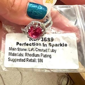 Perfection in Sparkle Ring Bomb Ring